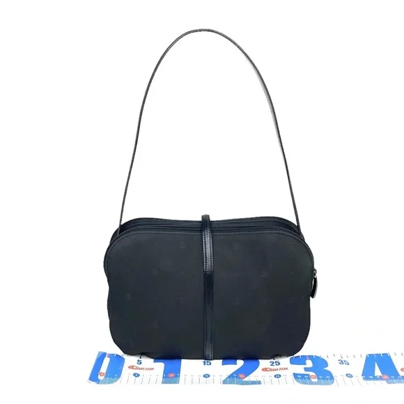 MCM Shoulder Bag Black NYLON Authentic